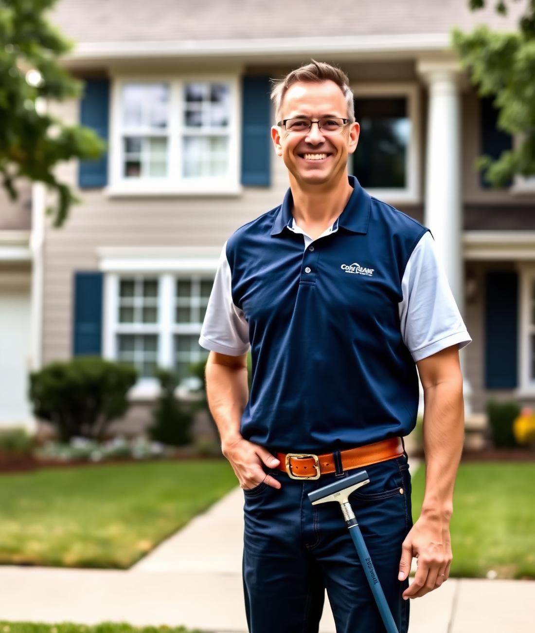 Jeff Jensen, owner of Resolute Window Cleaning